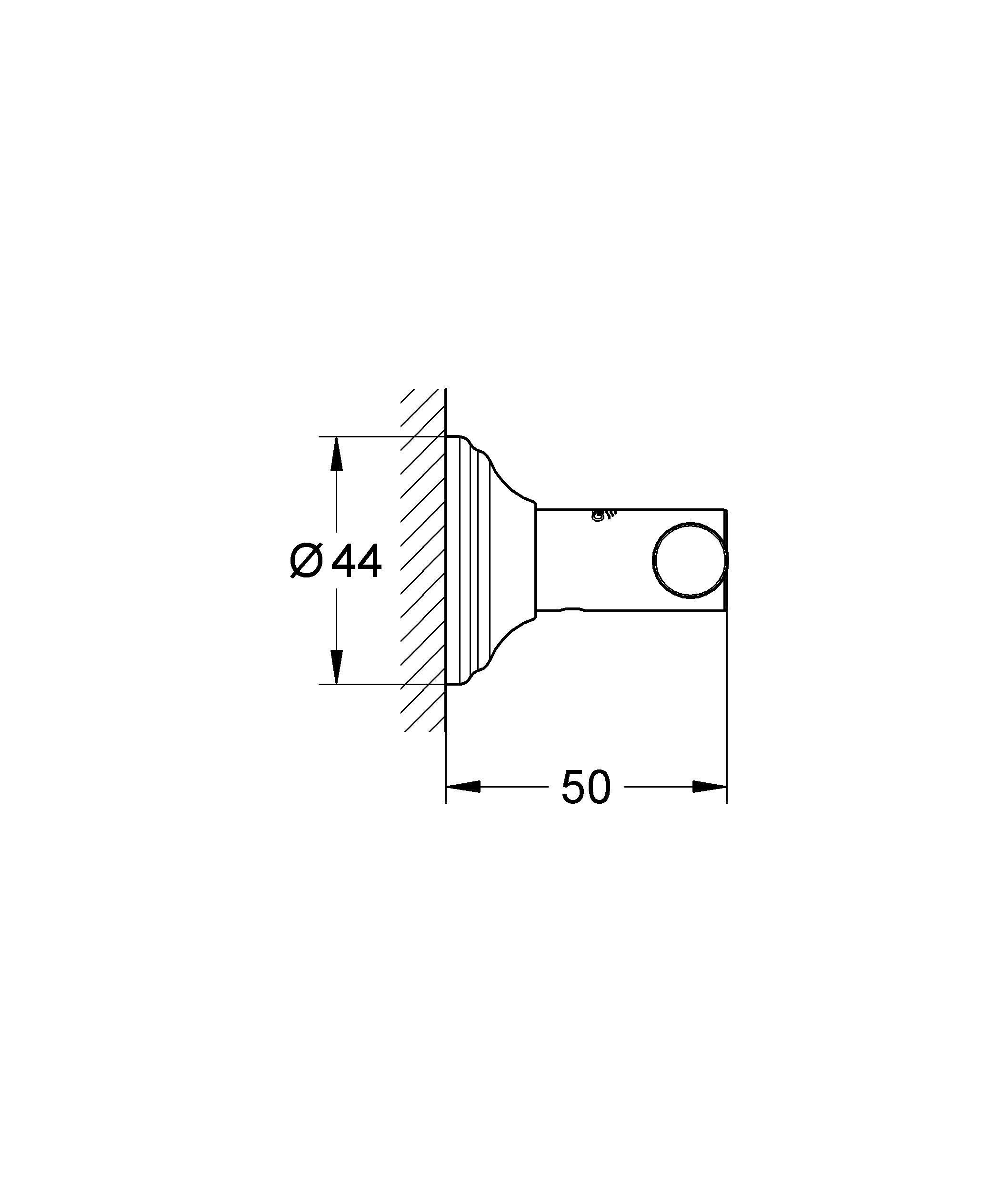 Amazon.co.jp: Grohe 40656en1 Essentials Authenticローブフック